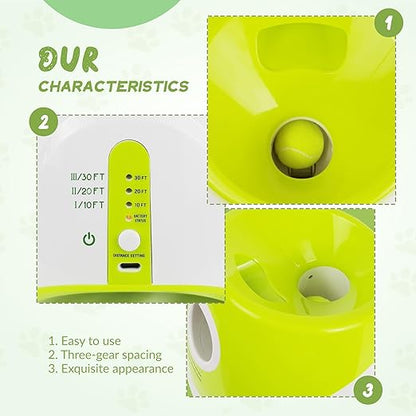 Automatic Dog Ball Launcher Toys for Small Dogs